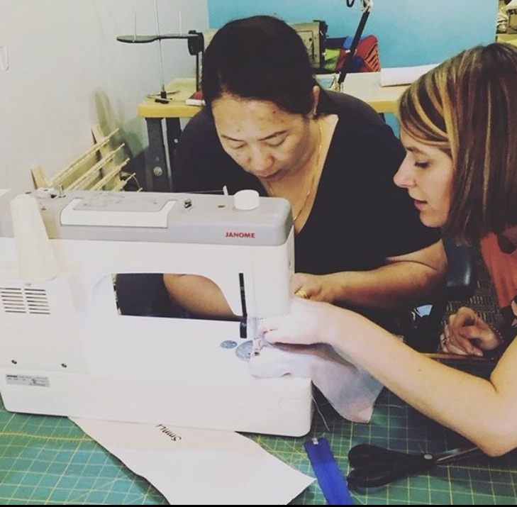 Sewing and caregiving training
